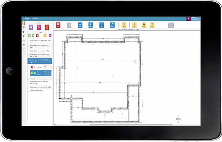 Screenshot of Square Takeoff
