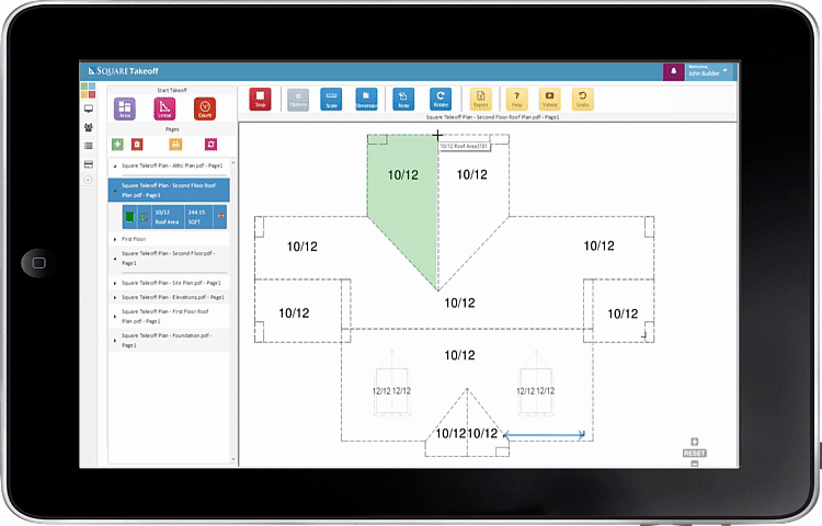 Screenshot of Square Takeoff