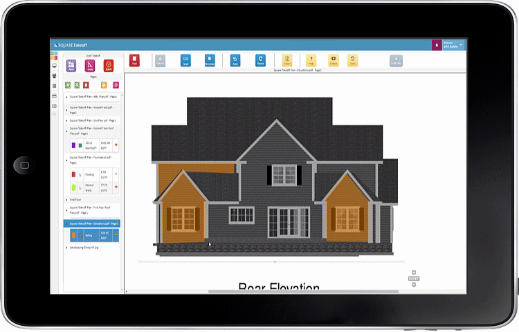 Screenshot of Square Takeoff